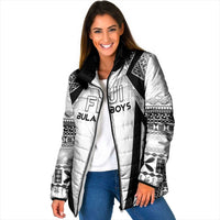 Custom Bula Fiji Football Padded Jacket Go Champions - Polynesian Pride