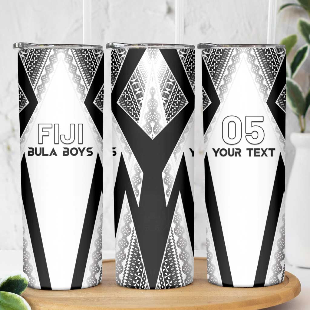 Custom Bula Fiji Football Skinny Tumbler Go Champions LT05 - Polynesian Pride