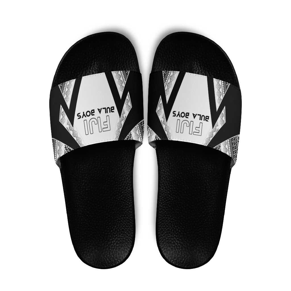 Bula Fiji Football Slide Sandals Go Champions - Polynesian Pride