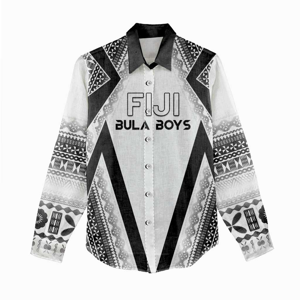 Custom Bula Fiji Football Women Casual Shirt Go Champions LT05 - Polynesian Pride