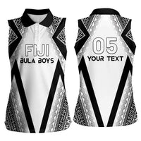 Custom Bula Fiji Football Women Sleeveless Polo Shirt Go Champions LT05 - Polynesian Pride