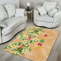 Aloha Hawaii Chilly Christmas Area Rug Tropical Vibes