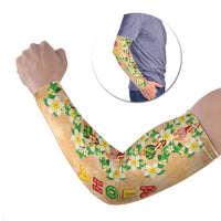 Aloha Hawaii Chilly Christmas Arm Sleeves Tropical Vibes