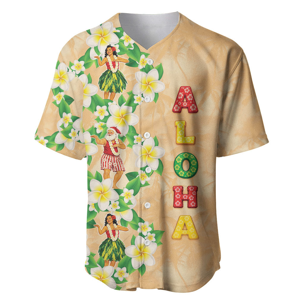 Aloha Hawaii Chilly Christmas Baseball Jersey Tropical Vibes