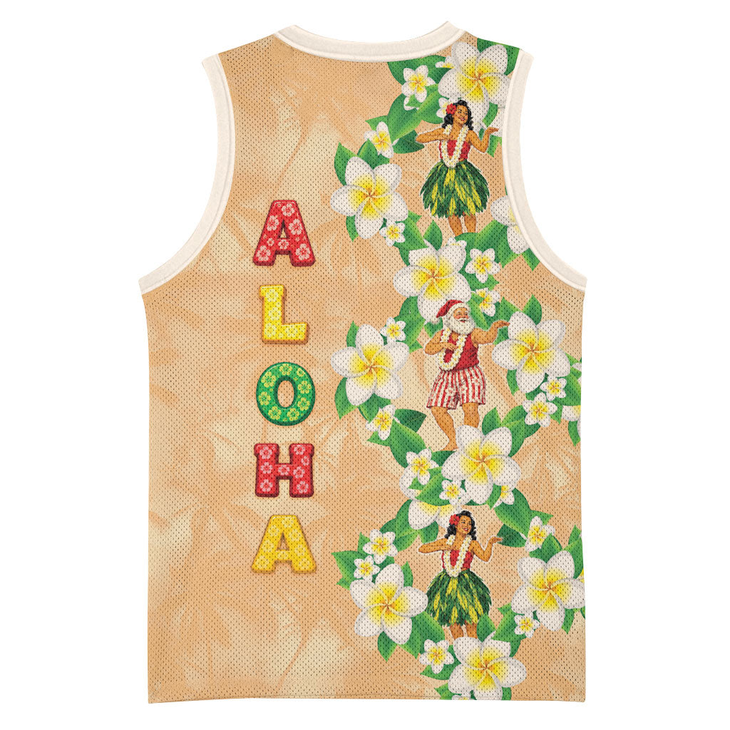 Aloha Hawaii Chilly Christmas Basketball Jersey Tropical Vibes