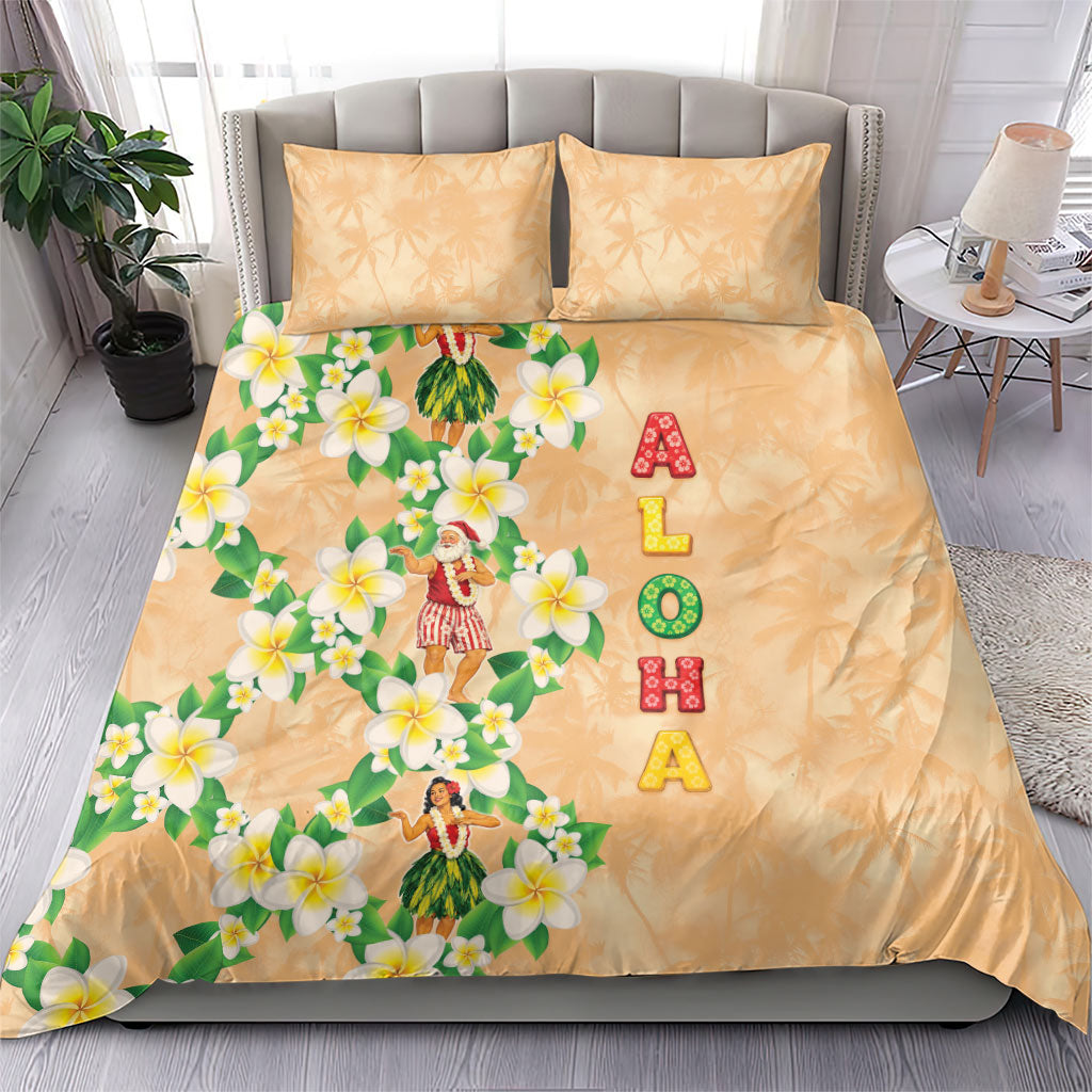 Aloha Hawaii Chilly Christmas Bedding Set Tropical Vibes