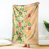 Aloha Hawaii Chilly Christmas Blanket Tropical Vibes