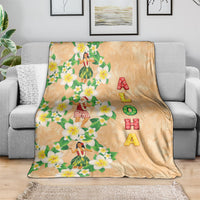 Aloha Hawaii Chilly Christmas Blanket Tropical Vibes