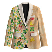 Aloha Hawaii Chilly Christmas Blazer Tropical Vibes