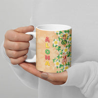 Aloha Hawaii Chilly Christmas Ceramic Mug Tropical Vibes