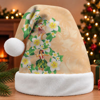 Aloha Hawaii Chilly Christmas Santa Hat Tropical Vibes LT05 Without Fur Beige - Polynesian Pride