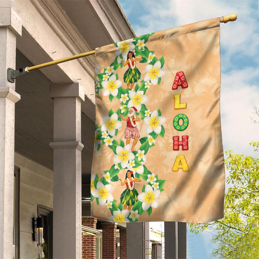 Aloha Hawaii Chilly Christmas Garden Flag Tropical Vibes