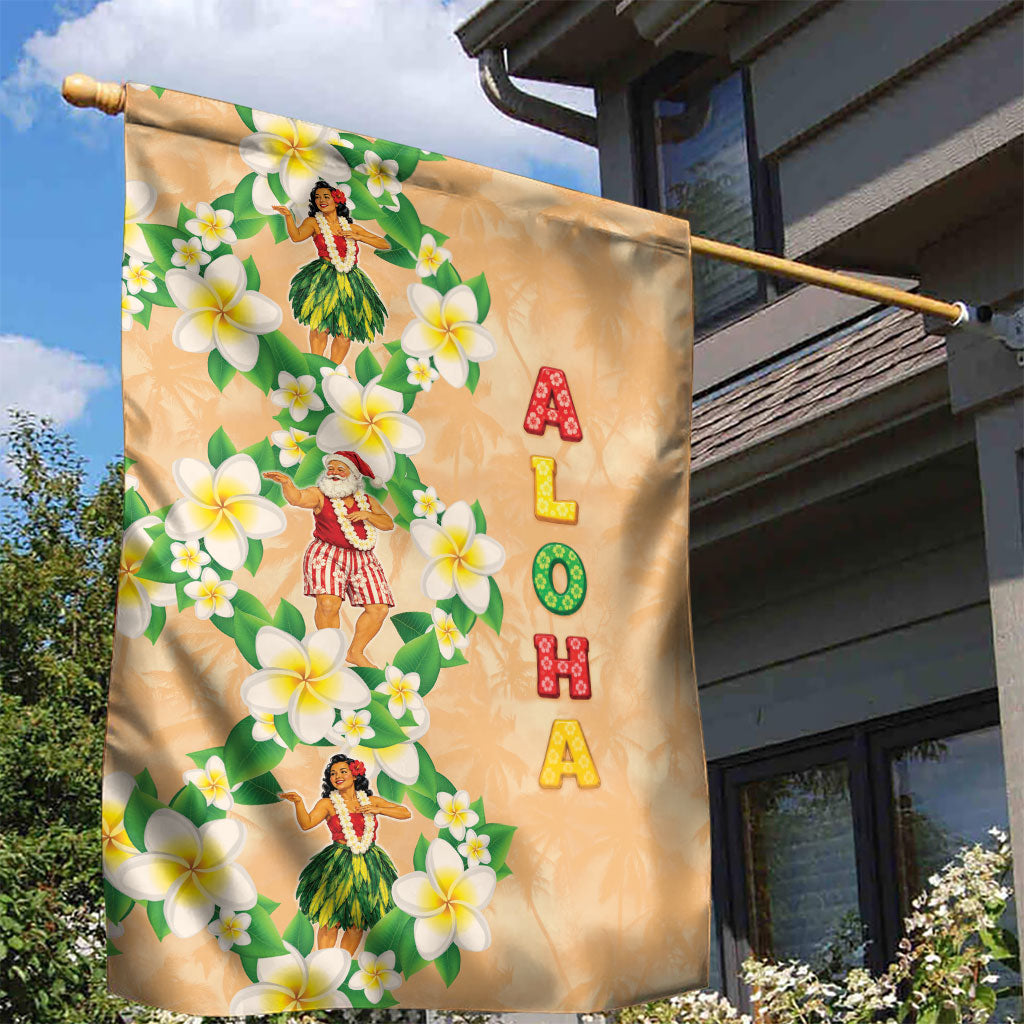 Aloha Hawaii Chilly Christmas Garden Flag Tropical Vibes