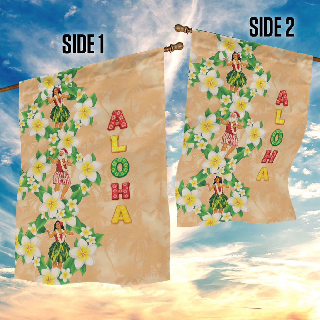 Aloha Hawaii Chilly Christmas Garden Flag Tropical Vibes