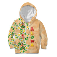 Aloha Hawaii Chilly Christmas Kid Hoodie Tropical Vibes
