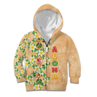 Aloha Hawaii Chilly Christmas Kid Hoodie Tropical Vibes