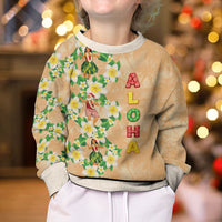 Aloha Hawaii Chilly Christmas Kid Ugly Christmas Sweater Tropical Vibes LT05 - Polynesian Pride