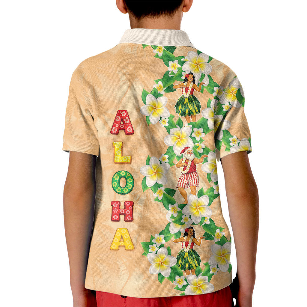 Aloha Hawaii Chilly Christmas Kid Polo Shirt Tropical Vibes