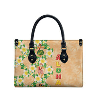 Aloha Hawaii Chilly Christmas Leather Bag Tropical Vibes