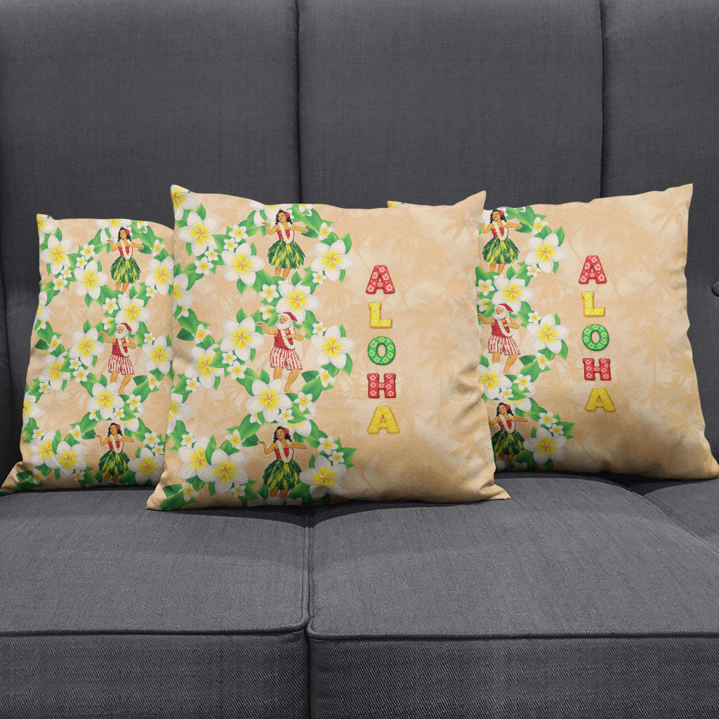 Aloha Hawaii Chilly Christmas Pillow Cover Tropical Vibes