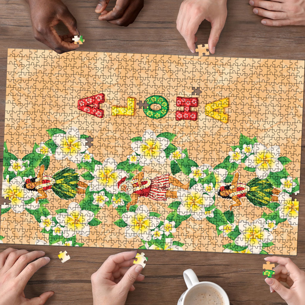 Aloha Hawaii Chilly Christmas Puzzle Tropical Vibes