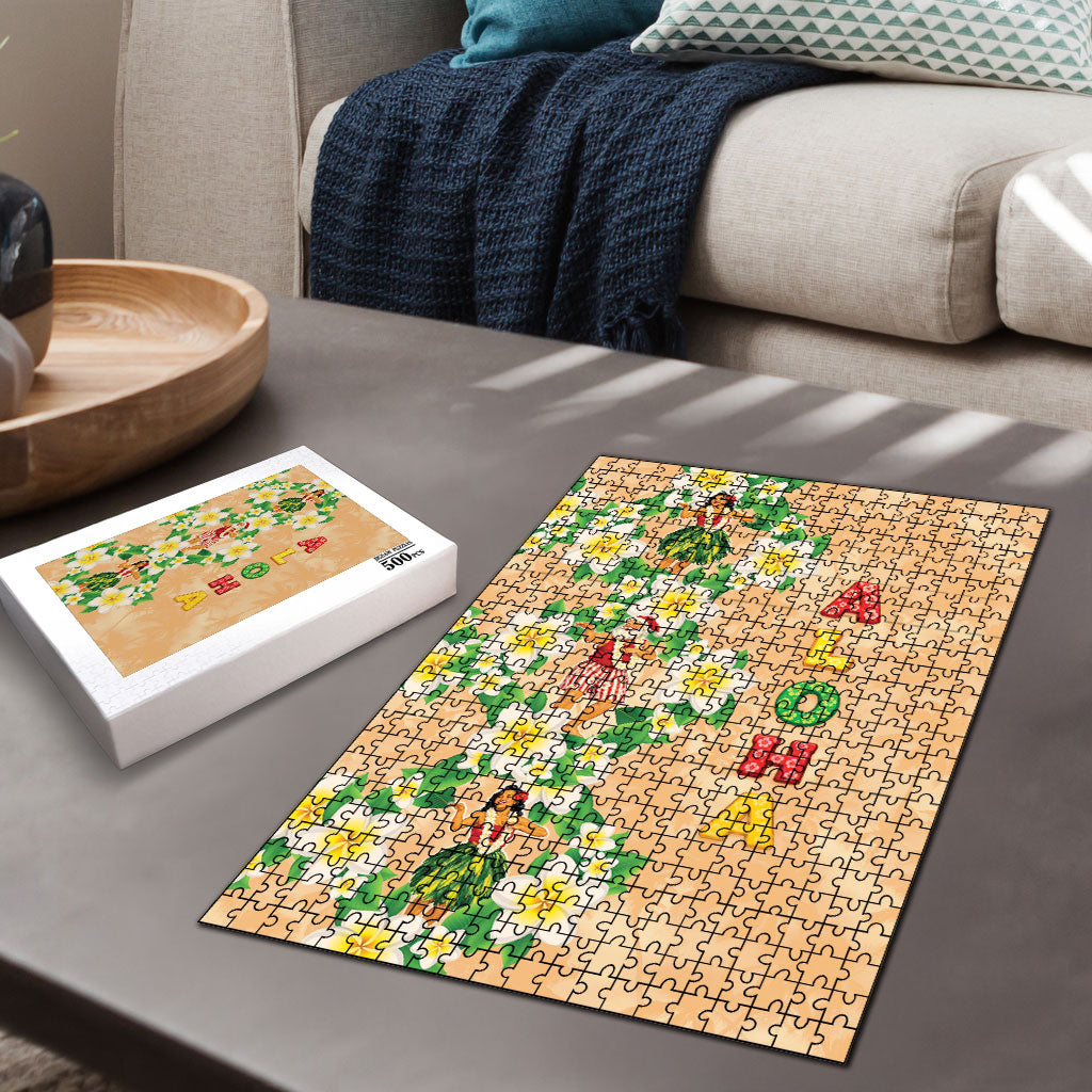 Aloha Hawaii Chilly Christmas Puzzle Tropical Vibes