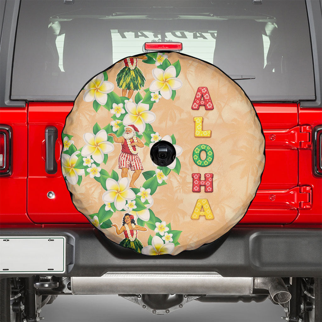 Aloha Hawaii Chilly Christmas Spare Tire Cover Tropical Vibes