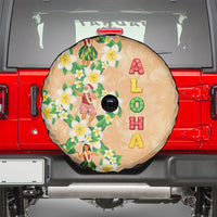 Aloha Hawaii Chilly Christmas Spare Tire Cover Tropical Vibes