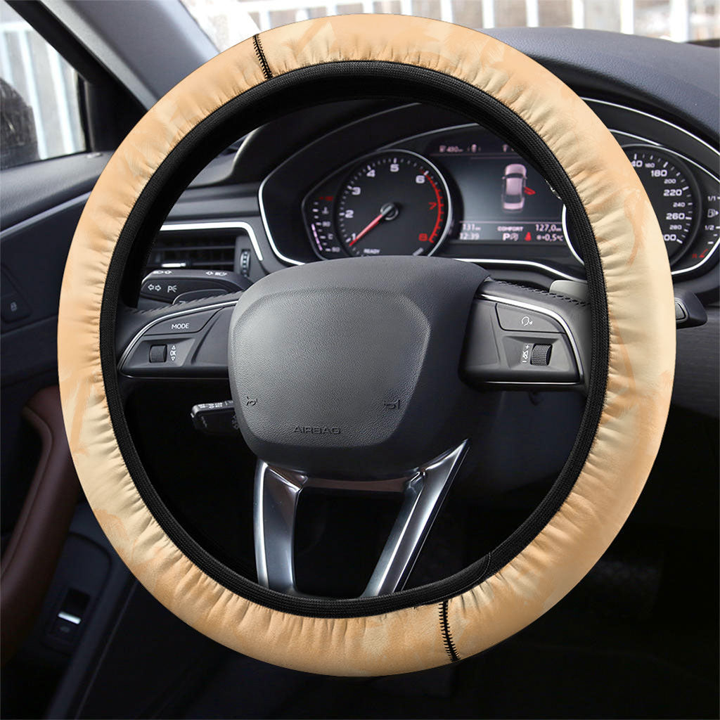 Aloha Hawaii Chilly Christmas Steering Wheel Cover Tropical Vibes