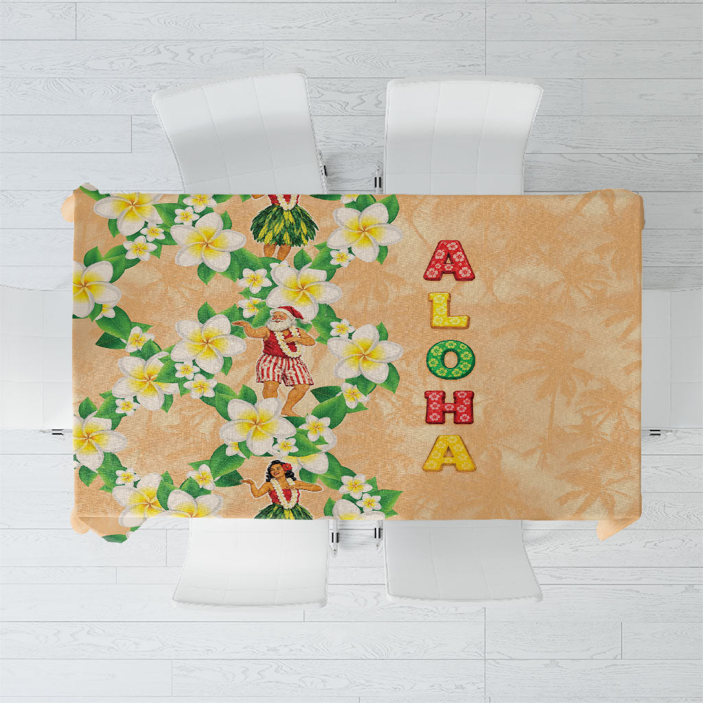 Aloha Hawaii Chilly Christmas Tablecloth Tropical Vibes