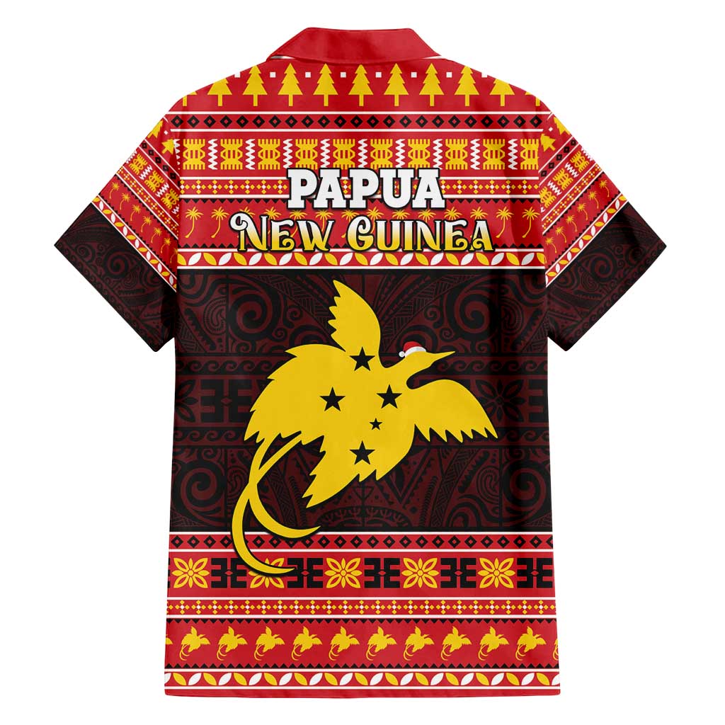 Papua New Guinea Christmas Family Matching Long Sleeve Bodycon Dress and Hawaiian Shirt Santa Raggiana LT05 - Polynesian Pride