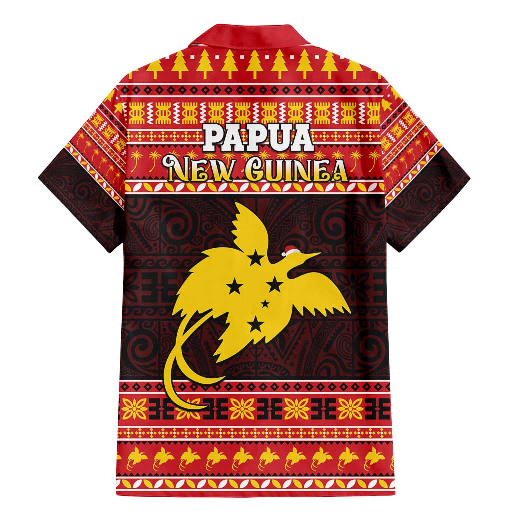 Papua New Guinea Christmas Family Matching Mermaid Dress and Hawaiian Shirt Santa Raggiana LT05 - Polynesian Pride