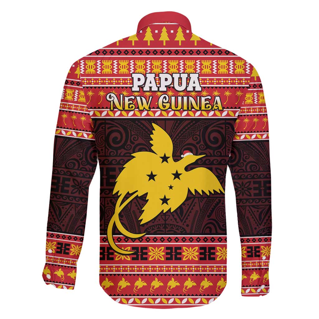 Papua New Guinea Christmas Family Matching Mermaid Dress and Hawaiian Shirt Santa Raggiana LT05 - Polynesian Pride
