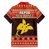 Papua New Guinea Christmas Family Matching Off Shoulder Short Dress and Hawaiian Shirt Santa Raggiana LT05 - Polynesian Pride