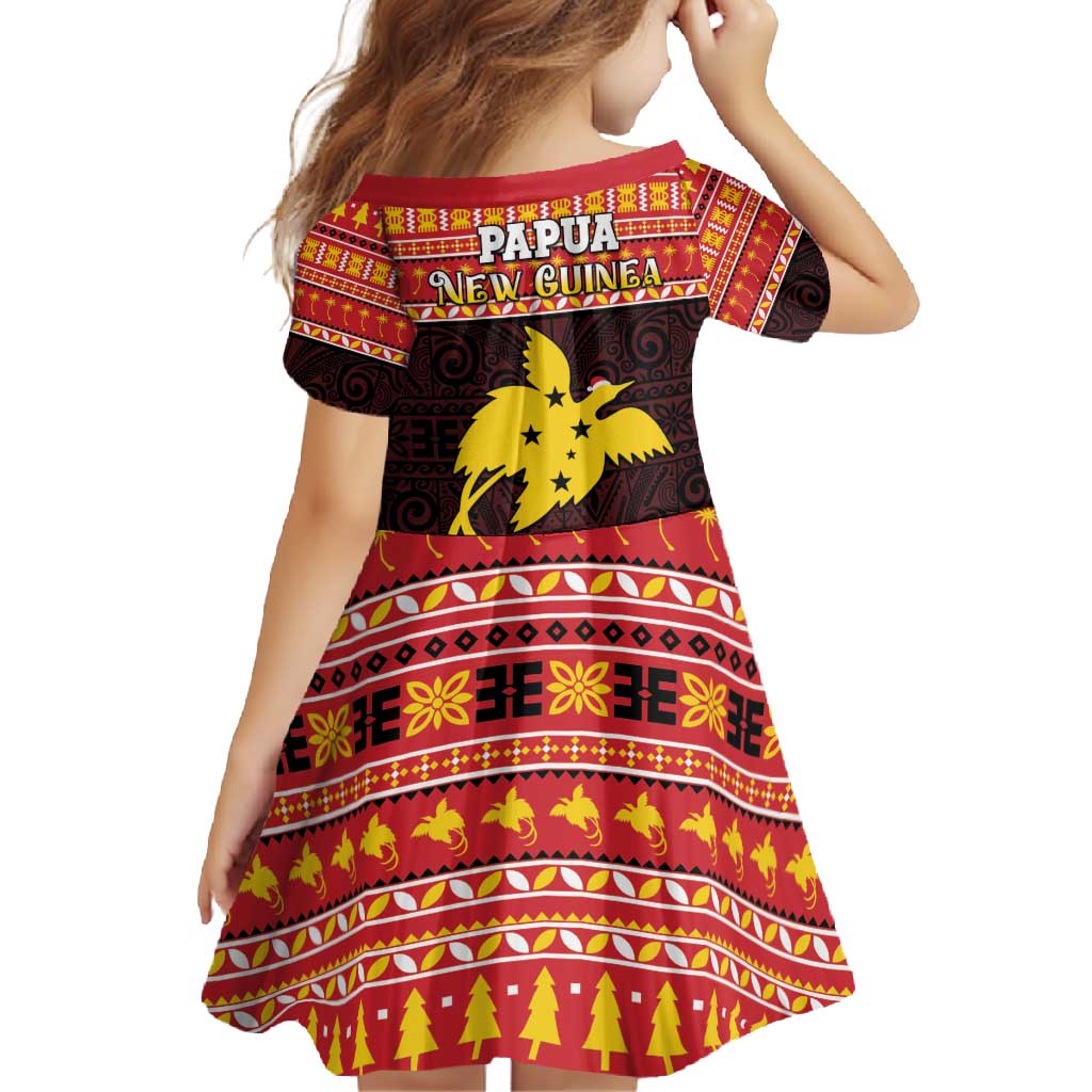 Papua New Guinea Christmas Family Matching Tank Maxi Dress and Hawaiian Shirt Santa Raggiana LT05 - Polynesian Pride