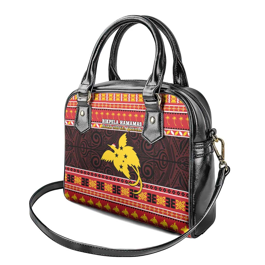 Papua New Guinea Christmas Shoulder Handbag Santa Raggiana