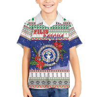 Northern Mariana Islands Christmas Hawaiian Shirt Poinsettia Filis Pasgua LT05 - Polynesian Pride