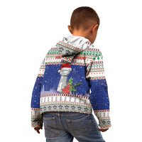 Northern Mariana Islands Christmas Kid Hoodie Poinsettia Filis Pasgua LT05 - Polynesian Pride
