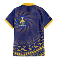 Nauru Angam Day Family Matching Mermaid Dress and Hawaiian Shirt Polynesian Tribal Pattern Unique Style LT05 - Polynesian Pride