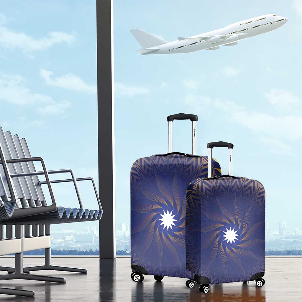 Nauru Angam Day Luggage Cover Polynesian Tribal Pattern Unique Style - Polynesian Pride