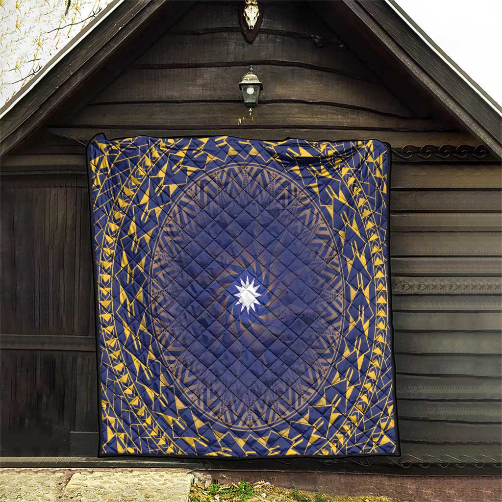 Nauru Angam Day Quilt Polynesian Tribal Pattern Unique Style - Polynesian Pride