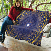 Nauru Angam Day Quilt Polynesian Tribal Pattern Unique Style - Polynesian Pride