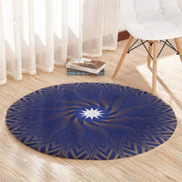 Nauru Angam Day Round Carpet Polynesian Tribal Pattern Unique Style - Polynesian Pride