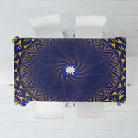 Nauru Angam Day Tablecloth Polynesian Tribal Pattern Unique Style - Polynesian Pride