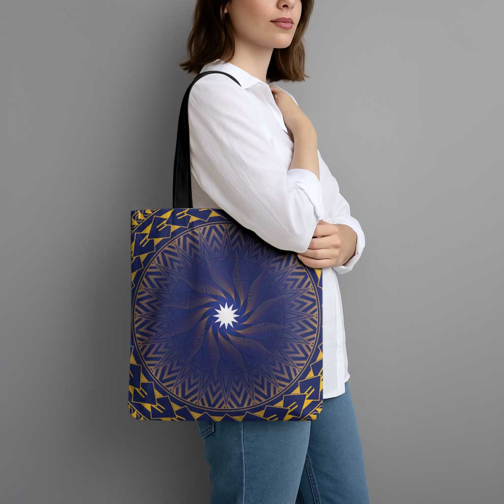 Nauru Angam Day Tote Bag Polynesian Tribal Pattern Unique Style - Polynesian Pride