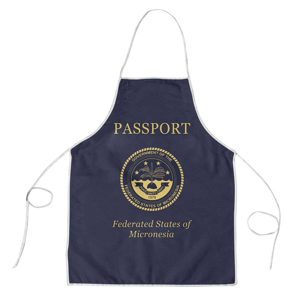 Federated States Of Micronesia Apron FSM Passport LT05 Navy - Polynesian Pride