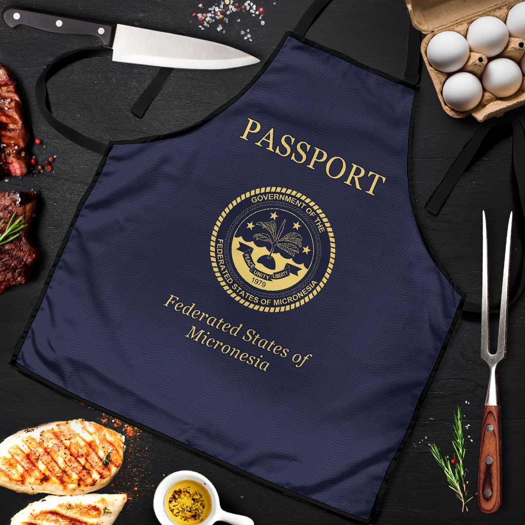 Federated States Of Micronesia Apron FSM Passport LT05 Navy - Polynesian Pride