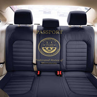 Federated States Of Micronesia Back Car Seat Cover FSM Passport - Polynesian Pride