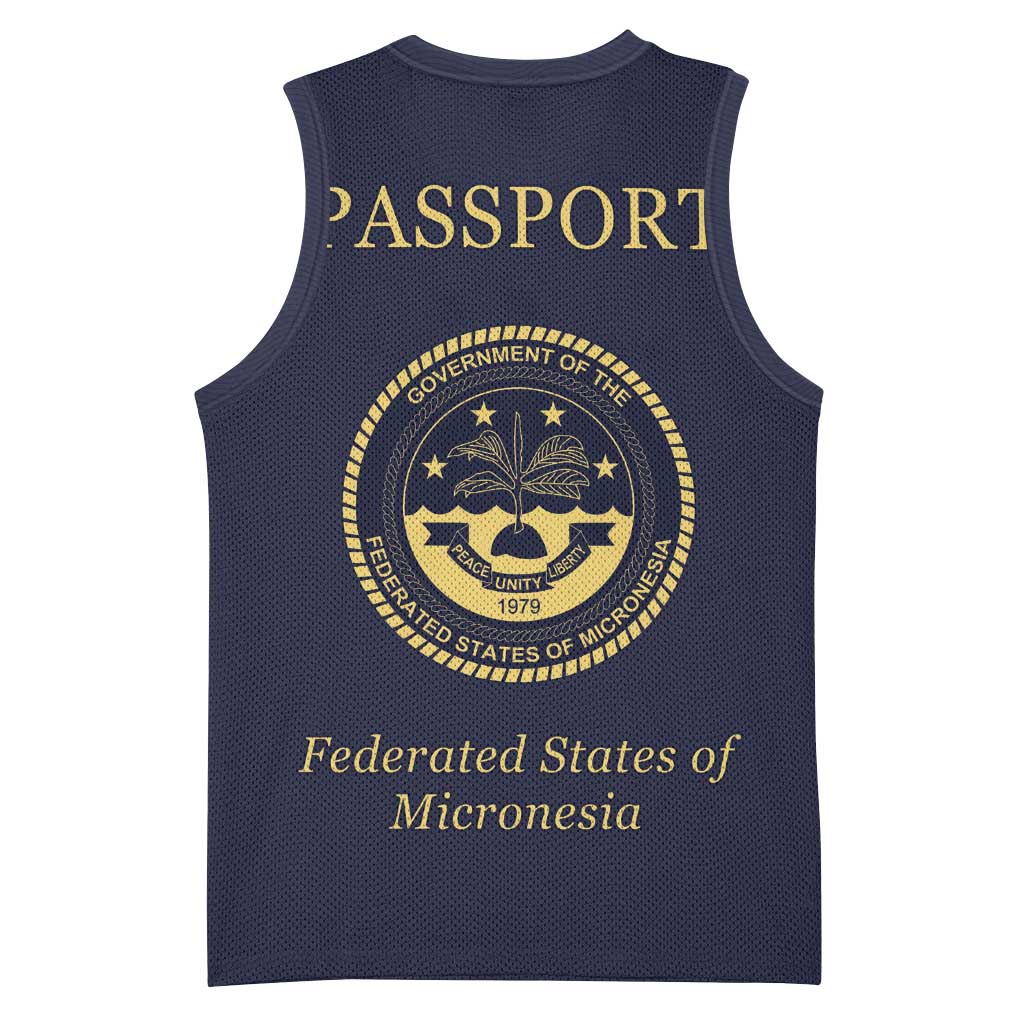 Personalised Federated States Of Micronesia Basketball Jersey FSM Passport LT05 - Polynesian Pride