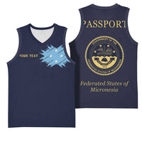 Personalised Federated States Of Micronesia Basketball Jersey FSM Passport LT05 - Polynesian Pride